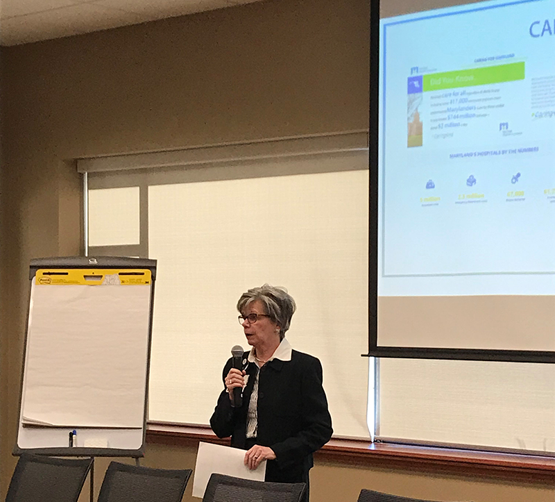 PostAcuteExpert's tweet photo. VP Cindy Kelleher sharing @UMMC's collaborative journey. | @PointRight @kcodriscoll1 | #MDPACCollab #Caring4MD https://t.co/SEGmZgqqG2