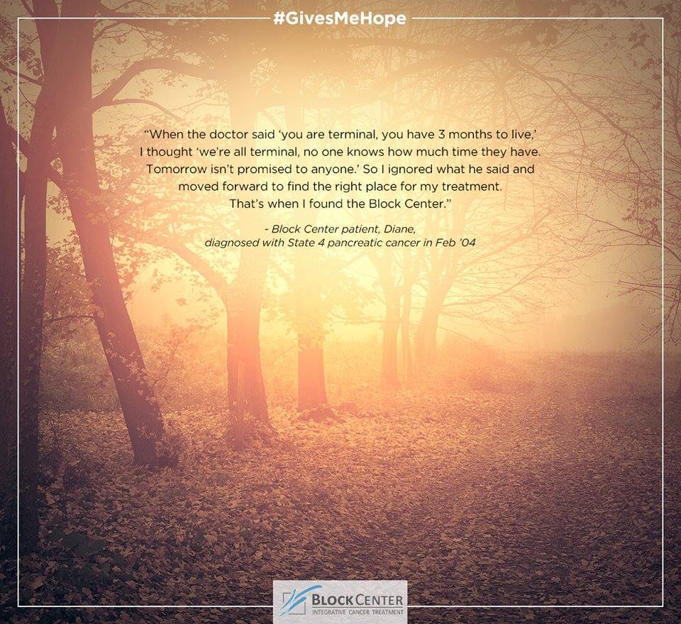 TheBlockCenter's tweet image. Read more about Diane's journey @TheBlockCenter here:

blockmd.com/about/patient-…

Call and speak with a Patient Advocate to see how we can help at 1-877-41-BLOCK.
#cancerwarriors #hope #inspiration #fightcancer #nutritionaloncology