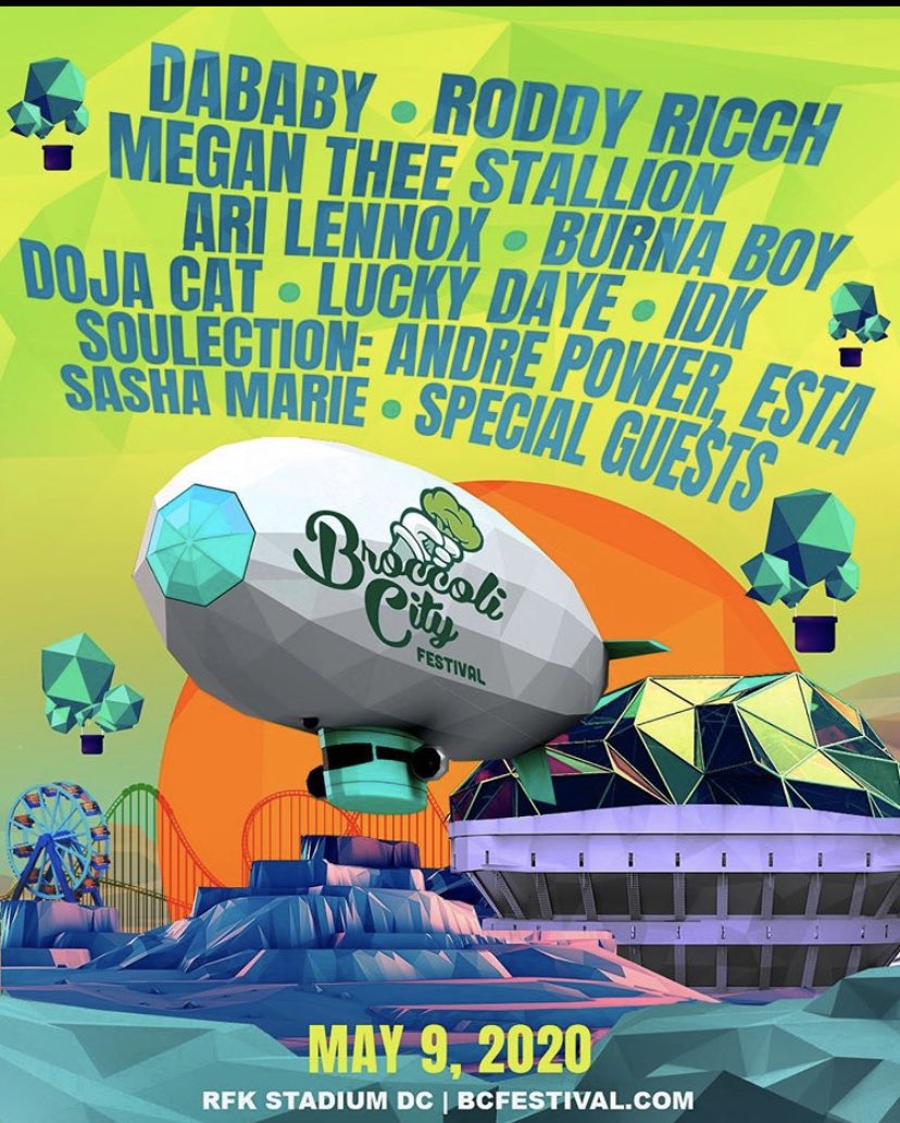 I’m in there!! #BCFEST2020 <a href="/BroccoliCity/">Broccoli City</a>