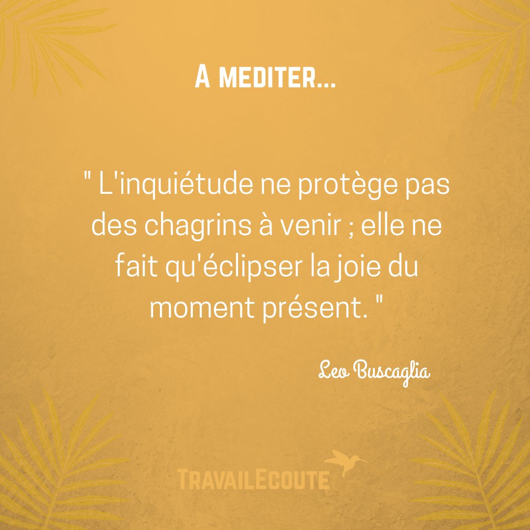 TravailEcoute on Twitter: "POSITIVE ATTITUDE & MOMENT PRESENT 🌈 #