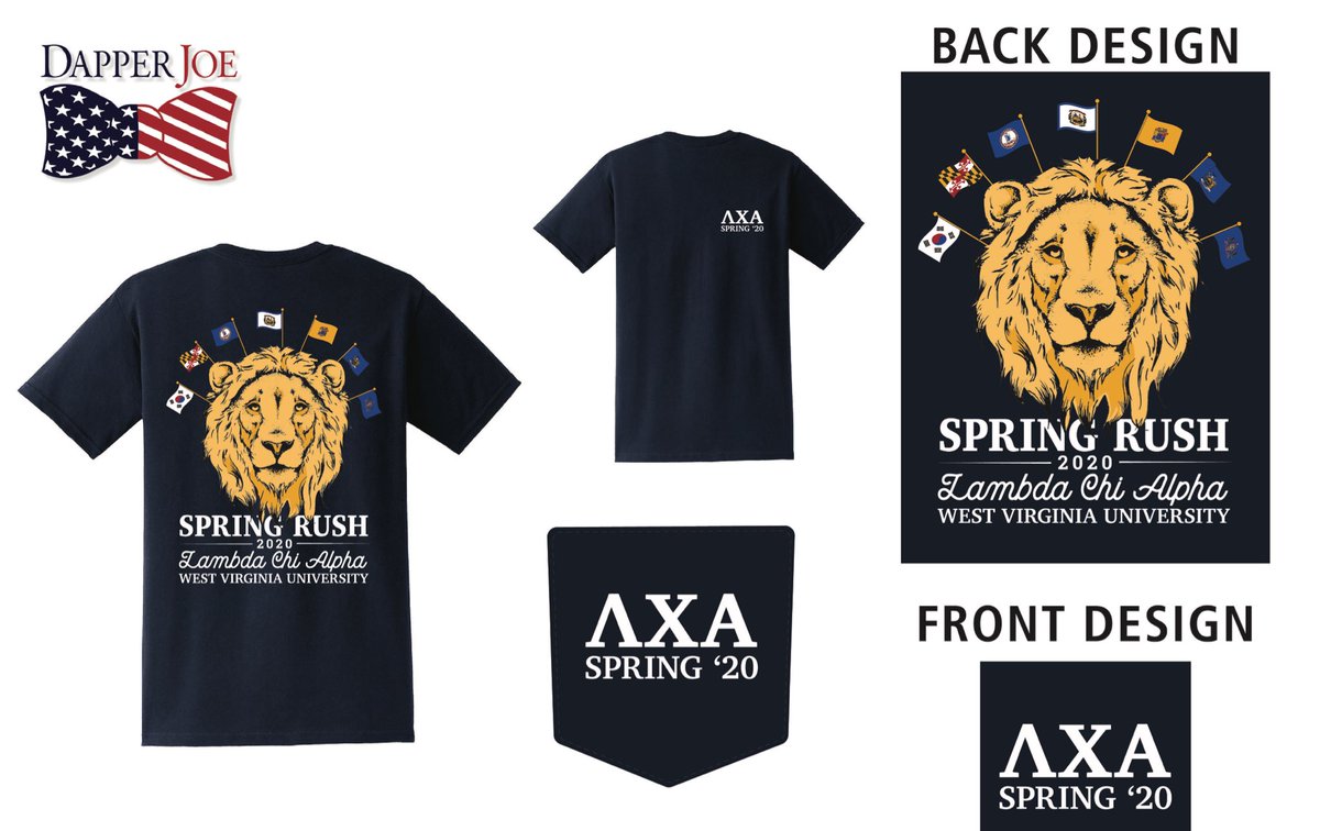 lambdachiwvu's tweet photo. RETWEET for a chance to win one of our Spring ‘20 Rush shirts!!! We will have TWO winners announced at the end of rush week. #RushLamb https://t.co/W1bwNTmIWA