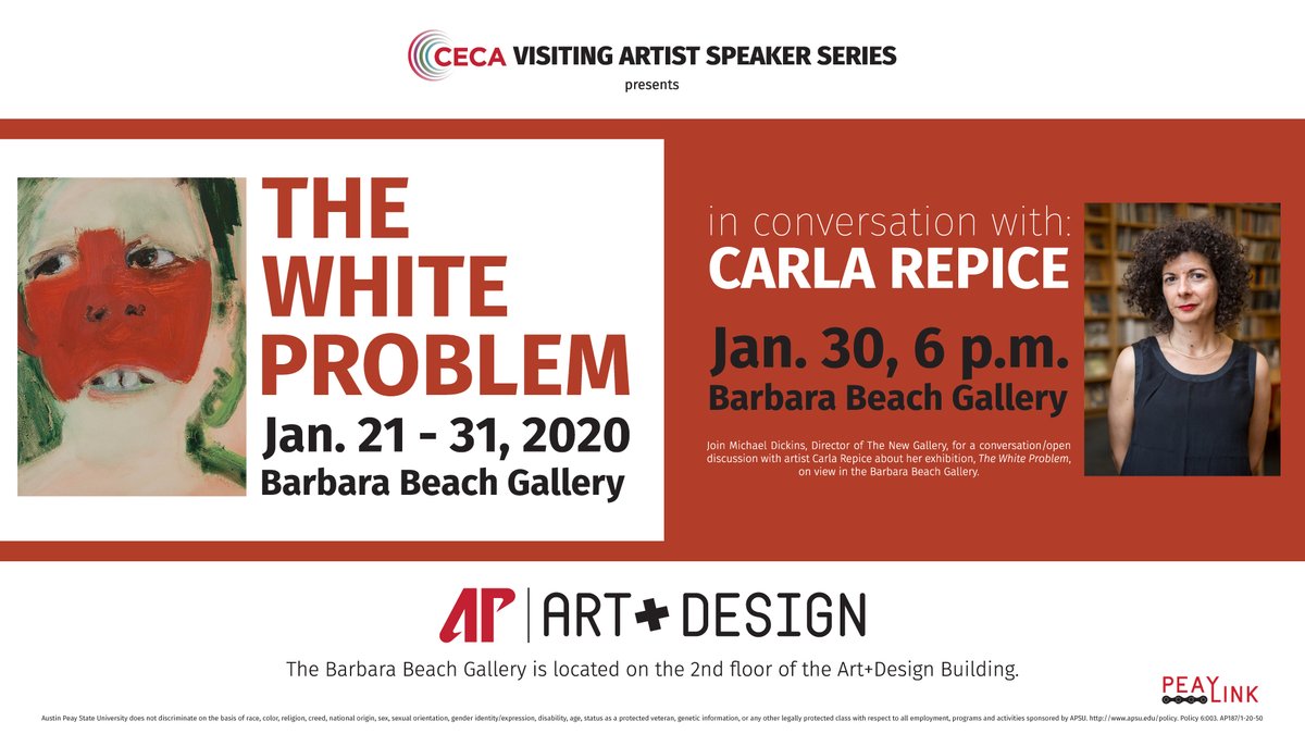 APSUart's tweet photo. Art+Design Opens 2 Exhibits - Jiha Moon: Rooted and Carla Repice: The White Problem - https://t.co/MUgVSJesoQ https://t.co/hl1g2ilSQh