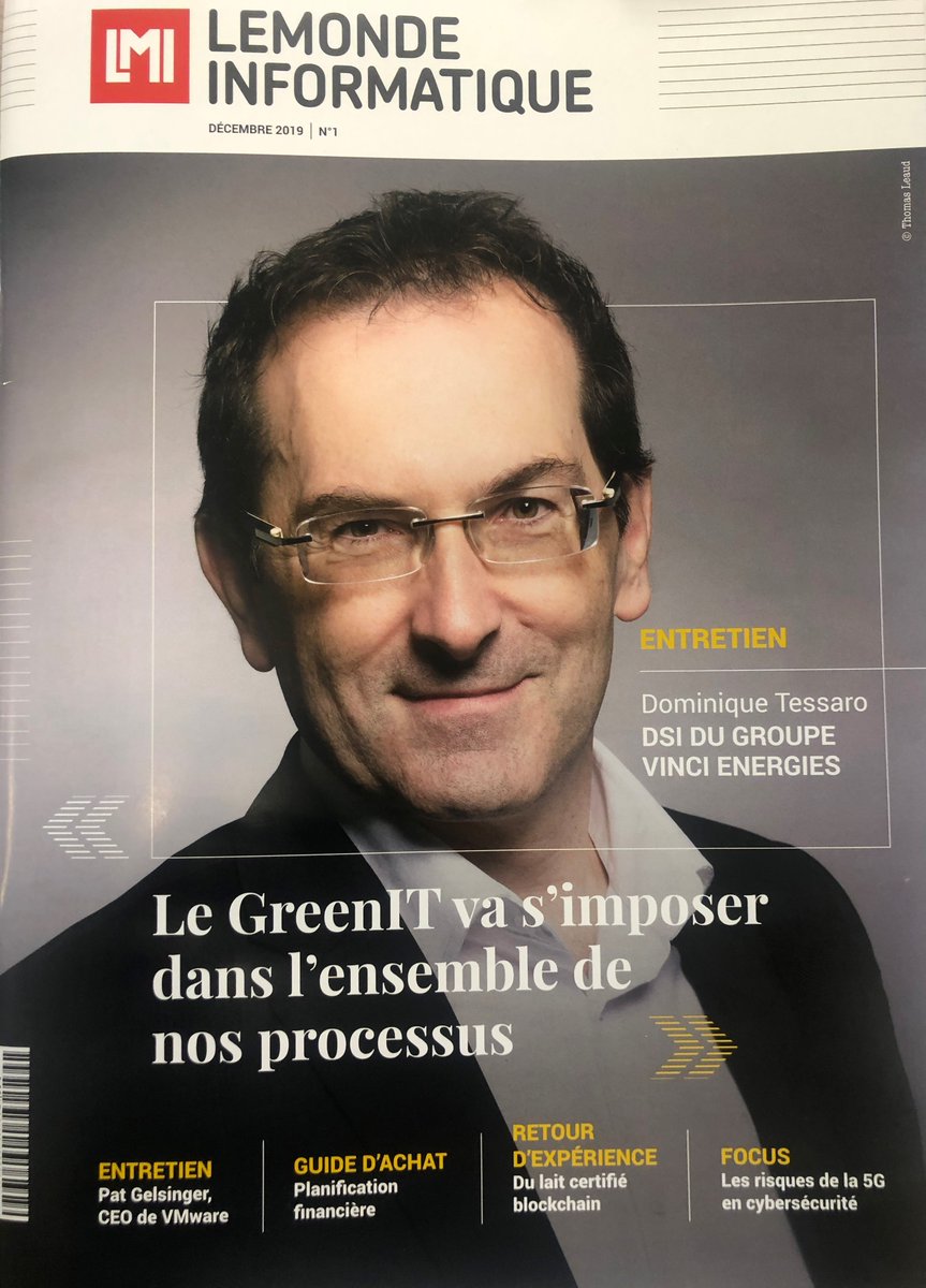 Dominique Tessaro  est simplement un des plus brillants DSI, que j'ai rencontrer dans ma carrière, tant sur la vison stratégique que sur la gestion du changement  ! Ne ratez pas son interview sur LMI ! ow.ly/Gnxt30qbsYg  
<a href="/tessarodom/">TESSARO Dominique</a>