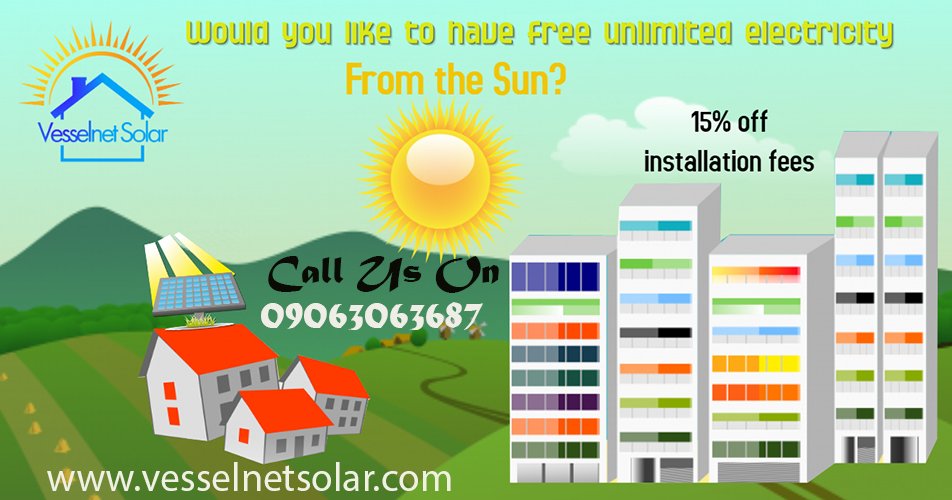 Vesselnetafrica's tweet photo. We are ready to solve your energy problems. Contact us today on 0906306387 #realestate #lagos #amotekun #SimplyTachaDotCom #BokoHaram #Amotekun #vesselnetsolar https://t.co/Ur52Yvh6hS