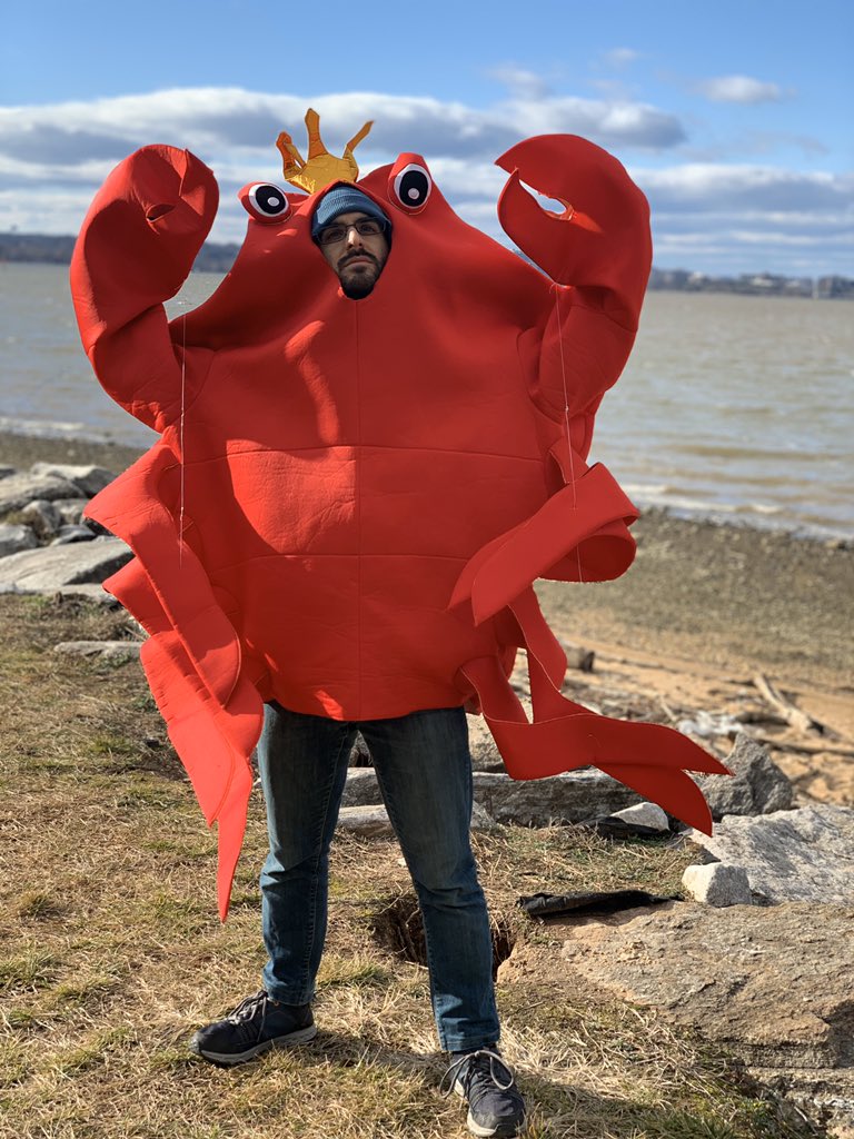 BoilingPtGame's tweet photo. #MAGfest2020 was a great way to start the year. We play tested, filmed content, ran around in the crab suit, and met a lot of new people excited for the game! https://t.co/1NrGRLnTfF