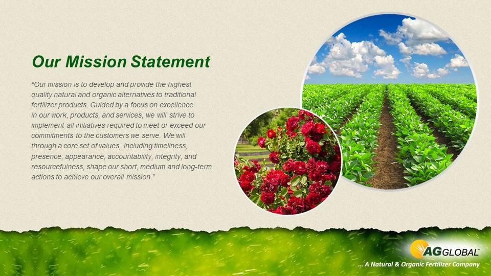 AG Global's mission is a core part of our culture and how we service our clients. 

Contact gstill@agglobal.co or call 705-812-3206 for more information! #Agriculture #granular #liquid #production #process #innovation #process #shipping #rail #farming