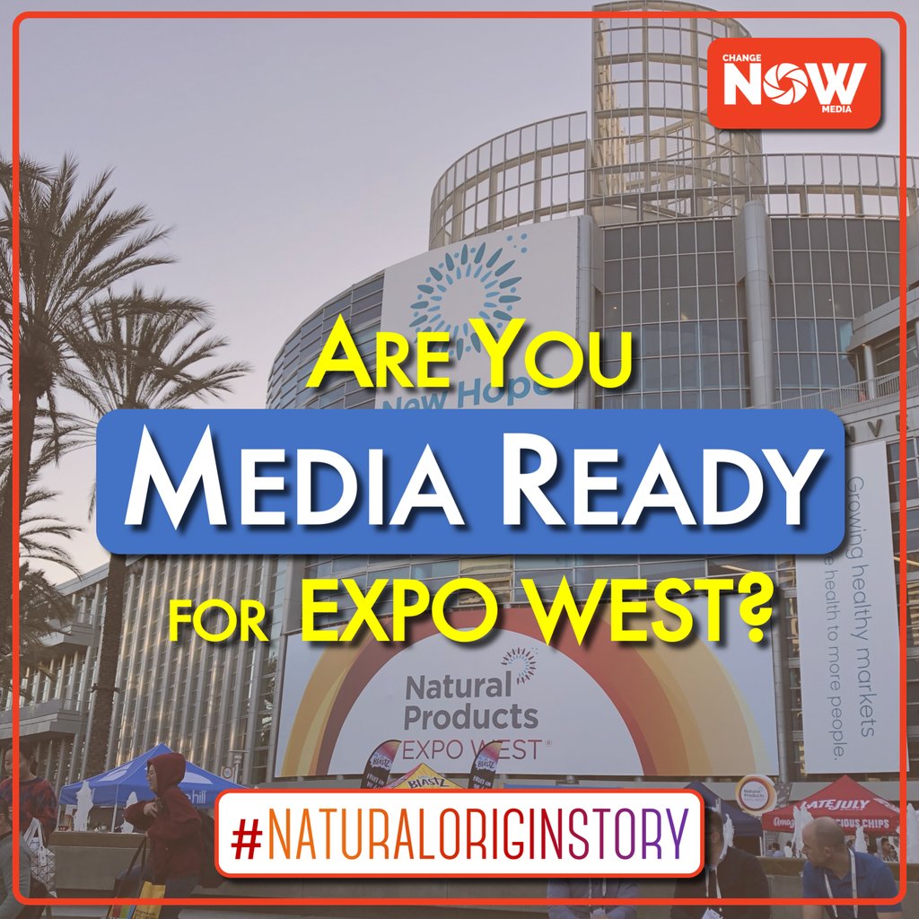 ChangeNowMedia's tweet photo. Ready for Expo West? Don't neglect your social media campaign! Get your BEST story - your origin story on video for your audience! #natprodexpo #changenowmedia #naturaloriginstory #yourepicstory https://t.co/Z69jCCdxpY