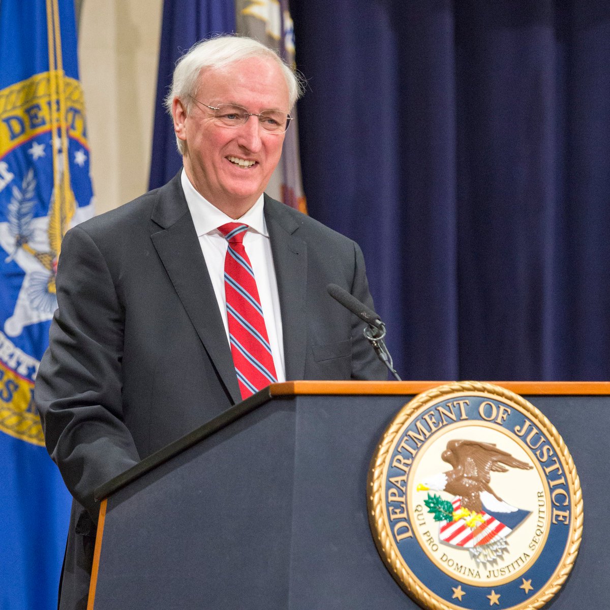 Deputy Attorney General Rosen speaking