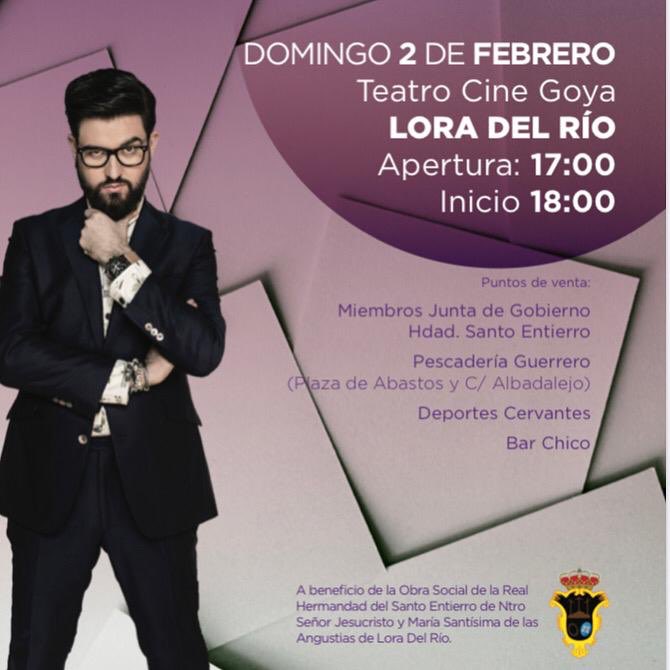 Esta es nuestra OBRA SOCIAL 💉💊🩺 ¿COLABORAS? 🤝 
Hazlo el próximo 2 de Febrero en el Cine Goya 🎤  echándote unas risas con el espectáculo de Manu Sánchez!! 🎭 
ESPERAMOS vuestras sonrisas solidarias!! 😃
SACA TU ENTRADA! 🎟🎫