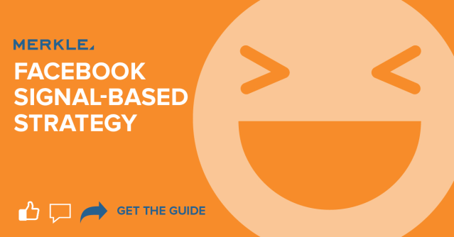 To differentiate audiences and messages on @Facebook, you need to use a full-funnel “signal-based” strategy. Learn more in <a href="/Merkle/">Merkle</a>'s Facebook Playbook: bit.ly/2vbJ3Mh