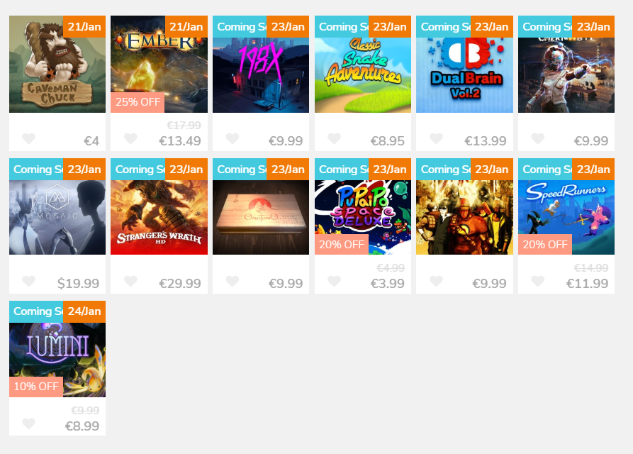 Indie_eShop's tweet photo. #Nindies coming this week so far
https://t.co/Fv60tjIY7m https://t.co/MGt1scHpij