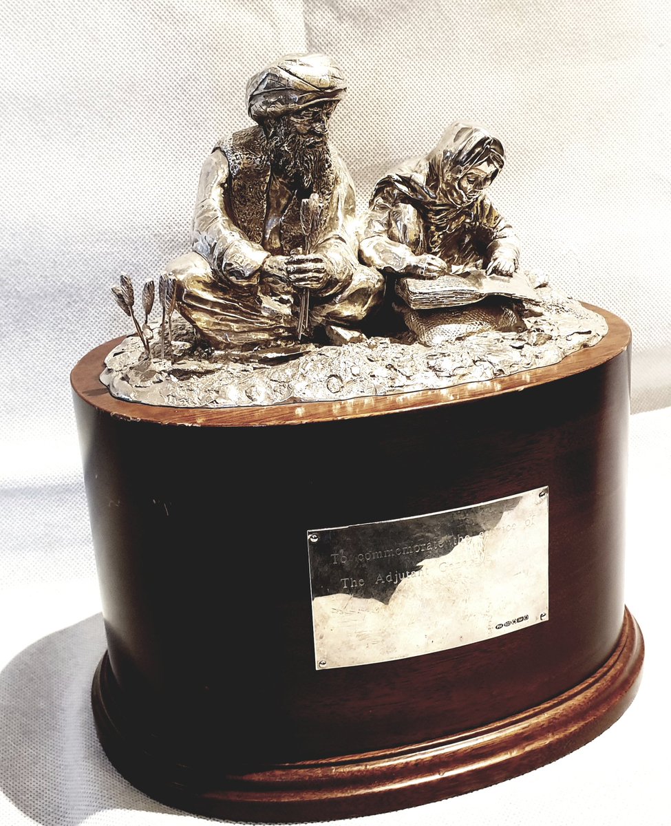 silverladyltd's tweet photo. Great few days so far at the new Officers Mess Worthy Down updating the silver valuation and creating a new database.
Some stunning pieces so far.@AGCSgtMaj @AGCReserve @AgcSport @AgcSandhurst @ArmySPSHead @ArmySPSSM @AGCMuseum @RHQ_The_RLC @1RegtRMP @3RMP1 #silvervaluation https://t.co/NMvdiMMEgY