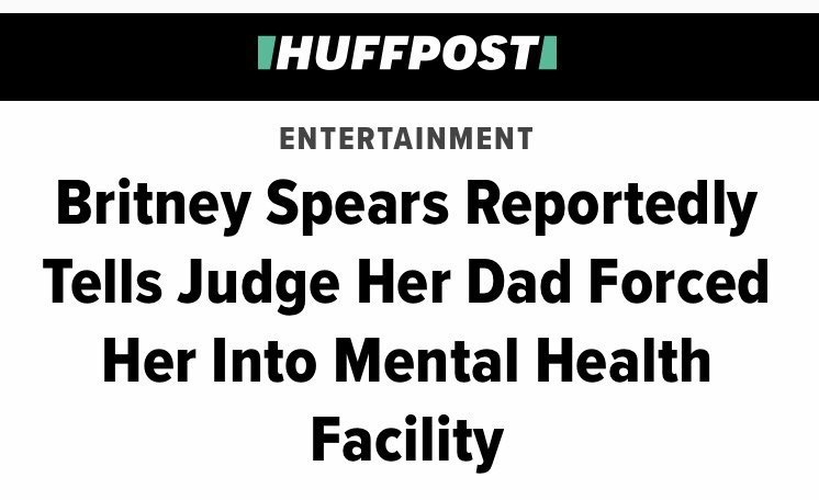 But Britney Spears allegedly told the court that she was forced into the facility by her father and that she was forced to take drugs.  #FreeBritney