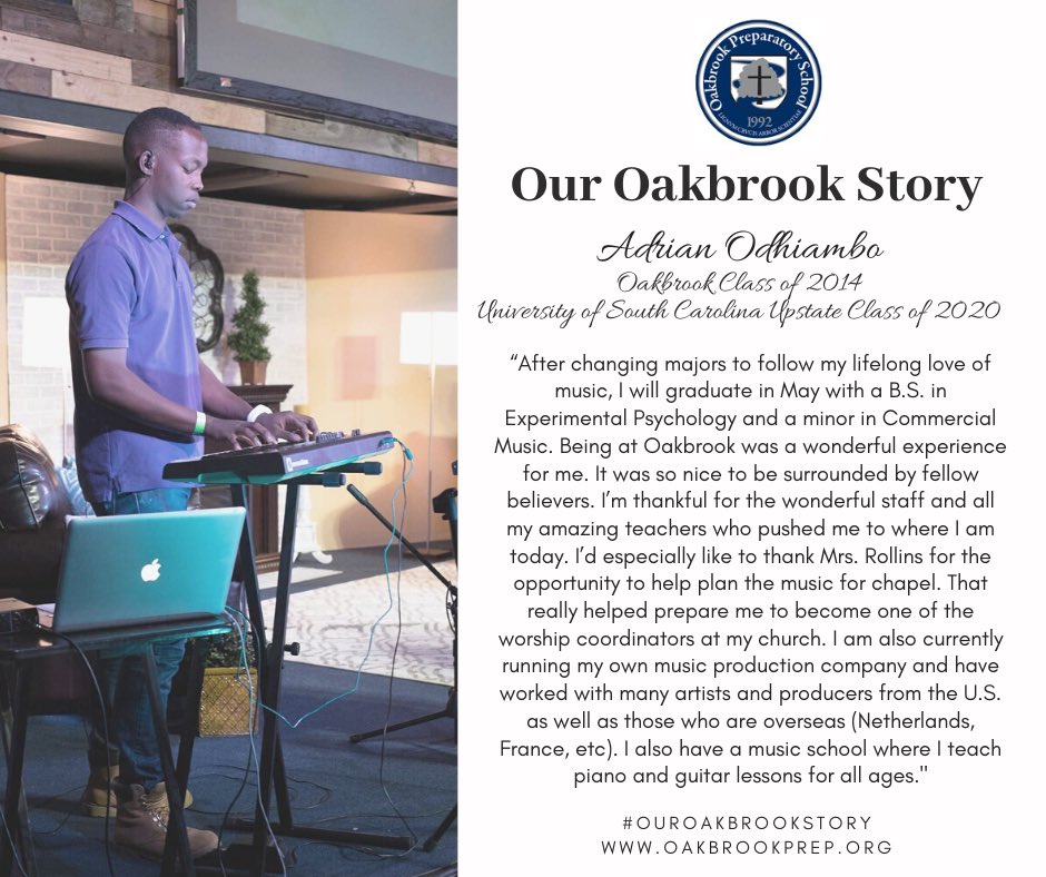 We are launching our next series of #OurOakbrookStory with interviews with our alumni. Read what they are doing now and how Oakbrook made a difference in their lives.
