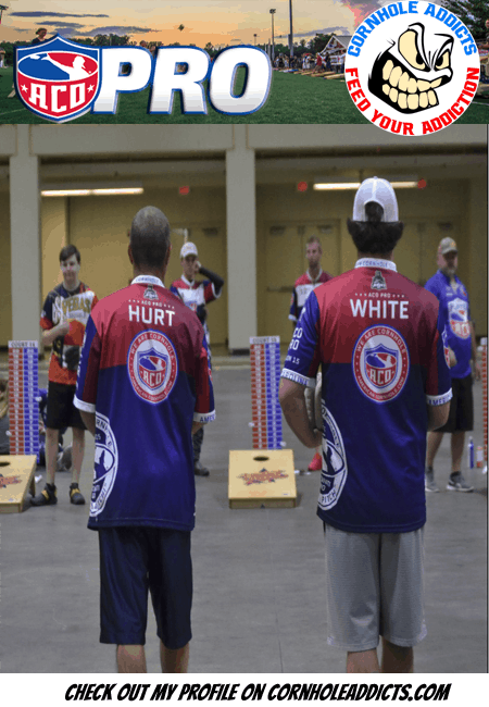 CornholeAddicts's tweet photo. I am ACO Pro Hunter White from the South Atlantic Conference. Come check out my profile on Cornhole Addicts. #cornholeaddicts #feedyouraddiction #acopro #cornholeblog #acofamily #wearecornhole #americancornhole #cornholefamily https://t.co/MXSZ17xJLF https://t.co/YEwyDhjxOa