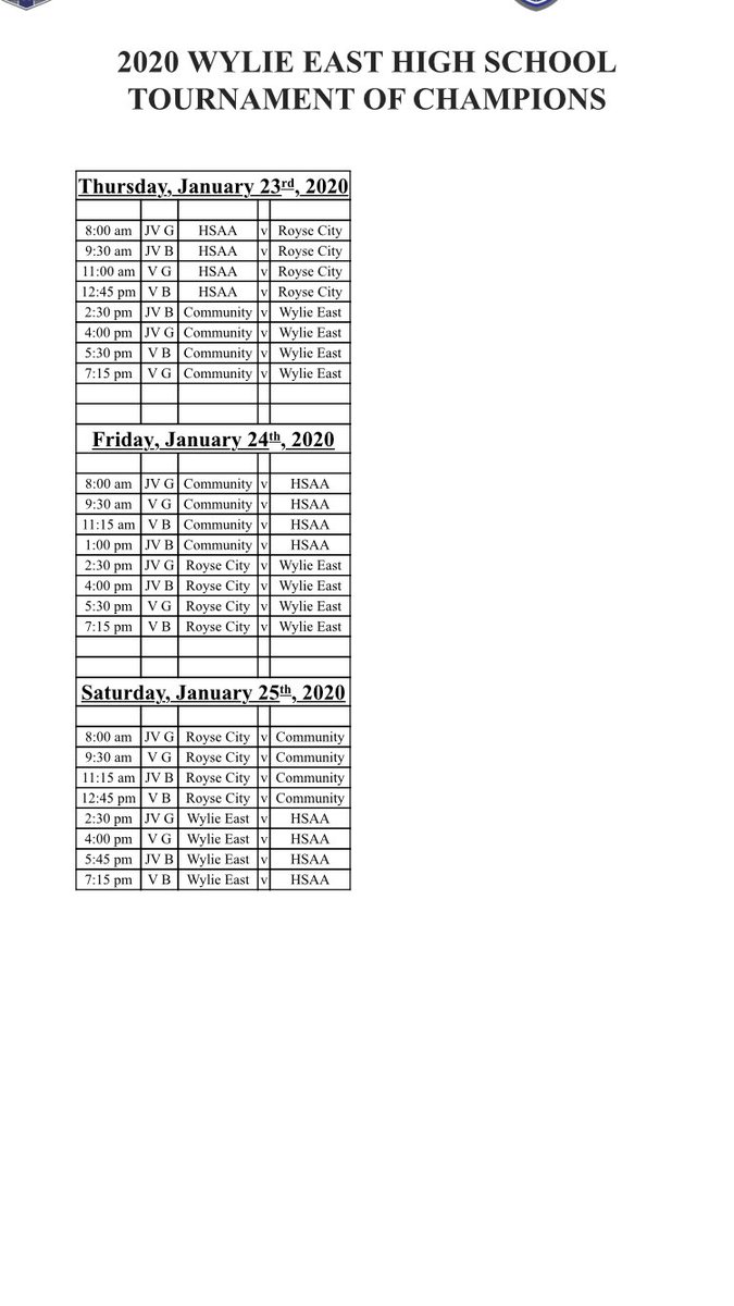 CoachLanc09's tweet photo. Varsity Boys and Girls, as well as JV Boys and Girls will compete this week in a Wylie East Showcase. https://t.co/vLT2Y7xUoQ