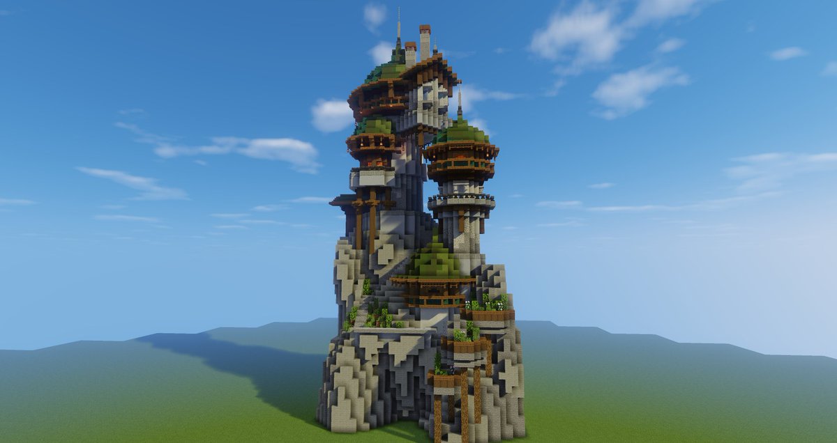 Pearlescentmoon On Twitter Starting Off Minecraft Fantasy Structure Week For Day 2 9 Of Abuildaday Is A Wizard Tower Of Sorts Anyway There S Some Details I Still Need To Add