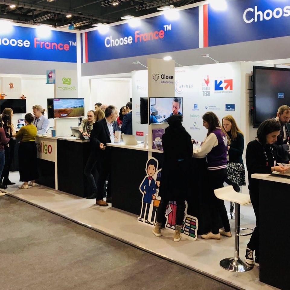 EdtechFrance's tweet photo. Choose France, Choose #EdTech France ! 🐓🇫🇷🔥 #Bett2020 https://t.co/pk8xwUGAoA