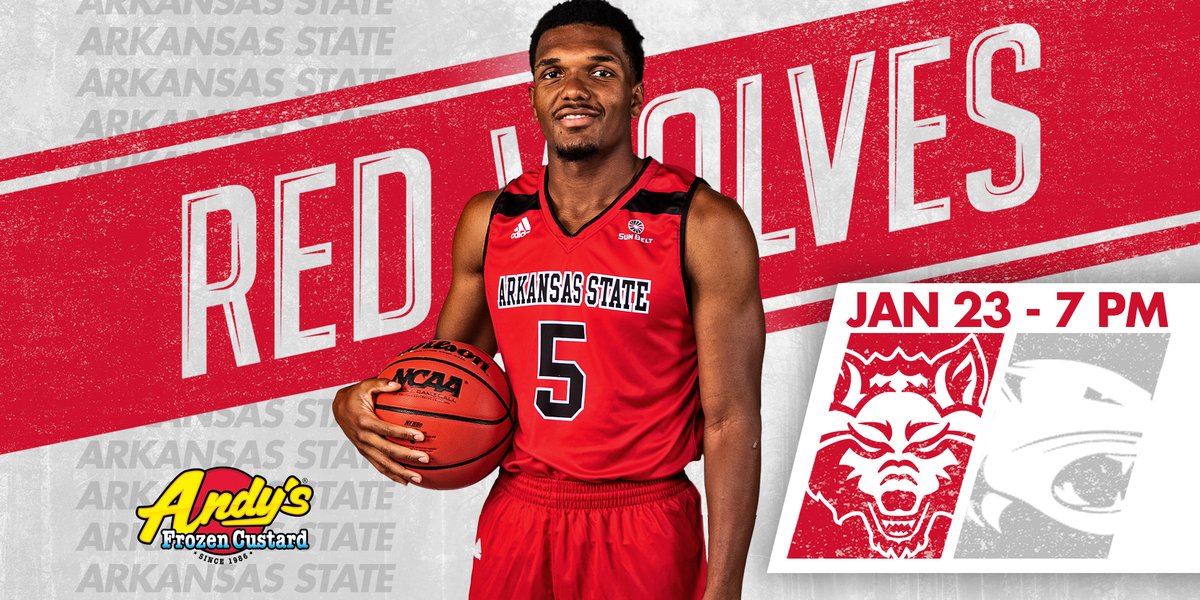 AStateMB's tweet image. Fun things happening tomorrow night in @FNBArena. Don't miss out❗️

🎟+🌭🍿🥤=$10 bit.ly/howlhungry Code: HUNGRY

Rock your 👟 for @CoachesvsCancer suits &amp;amp; sneakers week!

Pack Pride Night with @AstateSAB &amp;amp; More!👕🏆

Presented by @Andys_Jonesboro!🍦

#WolvesUp x #weNOTme