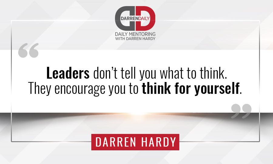 Today on DarrenDaily, we are discussing lessons in leadership from the highschool classroom.

Are you with us?

If not, join the global community of high-achievers here ➡️ utm.io/umrC