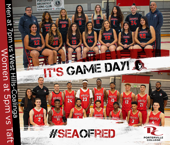 PCollegePirates's tweet photo. It's Gameday Pirates!  Come out and support the Men's and Women's Basketball Teams tonight starting at 5pm.  #SeaOfRed #PClife #GOPCpirates https://t.co/u8mbQC7PYZ