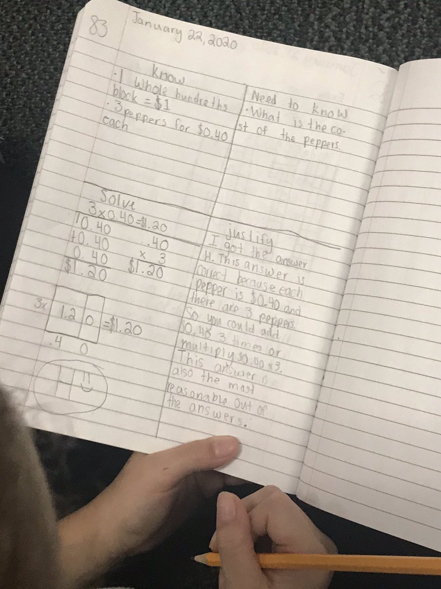 3rdWaters's tweet photo. Focusing on reasonableness with our justifications in math. #fifthies #mathisfun #justifications #reasonableness @jlucero143 @NorthwestMATH https://t.co/wIEM6uIuQD