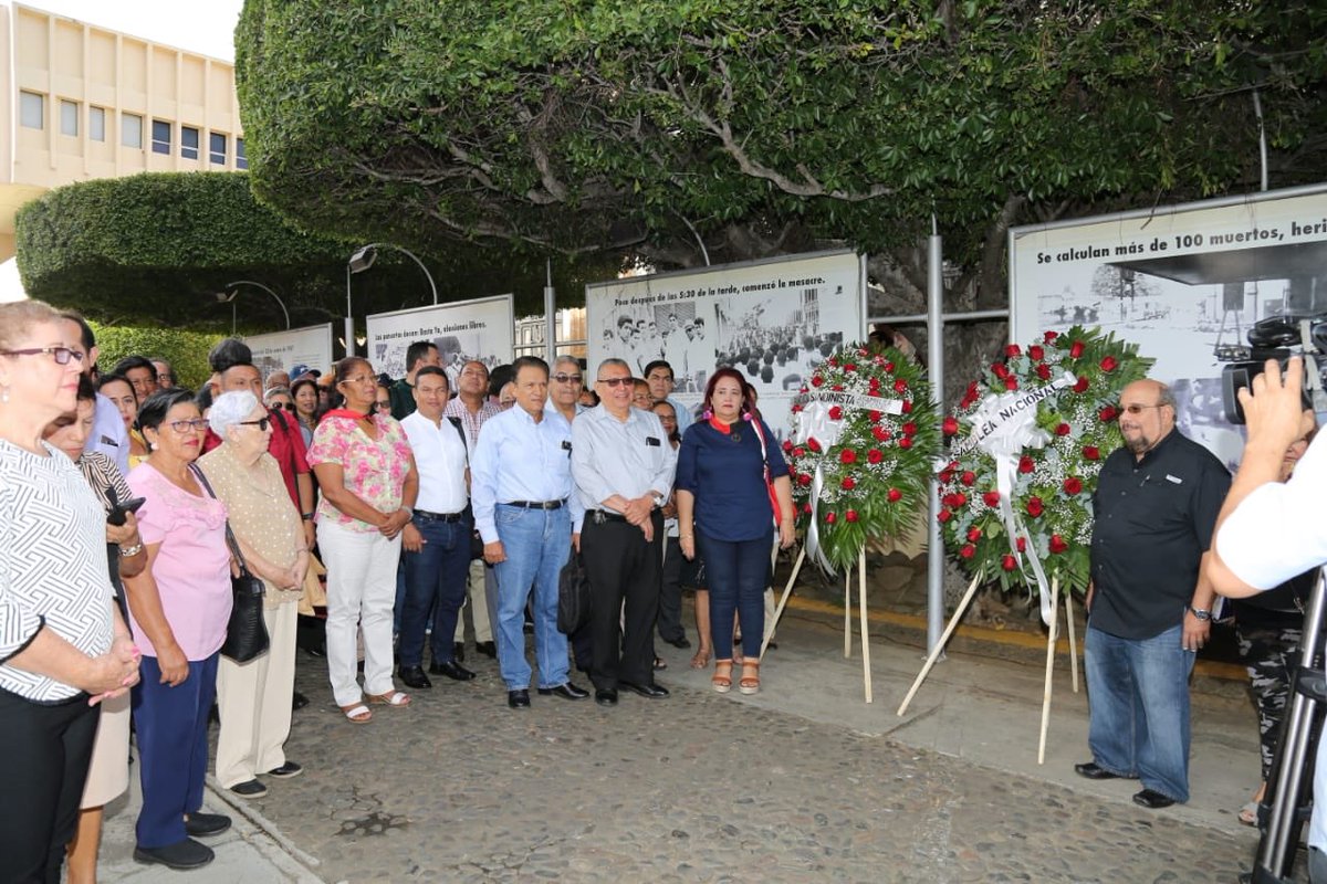 jscarlosntan's tweet photo. El día de hoy recordamos a los mártires del 22 de enero de 1967. 

Desde la antigua Avenida Roosevelt, hoy conocida, como la debida restitución histórica: Avenida Peatonal Augusto C. Sandino. 

Hace 53 años la Dictadura Somocista la bañaba de sangre de inocentes. https://t.co/ughzGk7dnQ