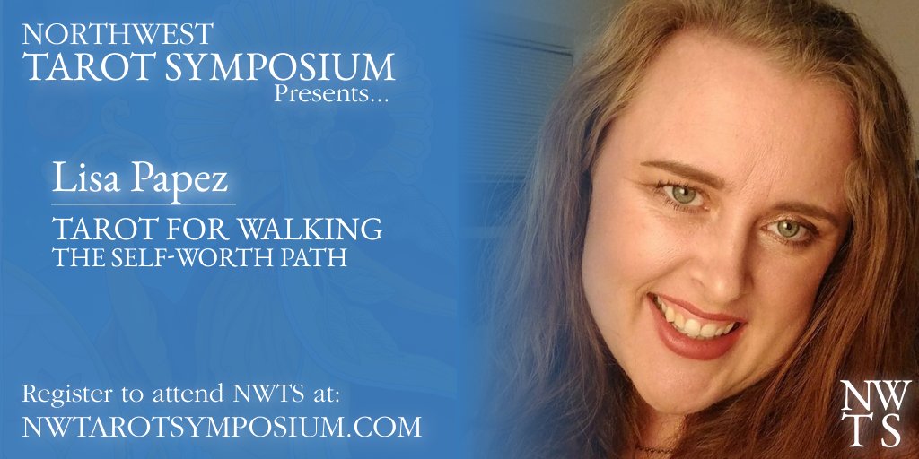 NWTarot's tweet photo. Lisa Papez asks, "What would your life look like today, if you’d always known that you were good enough, exactly as you are?" 

Come walk the self-worth path at #NWTS2020 as Lisa shares some ways Tarot can help build you up.

Register today: https://t.co/S3XSPRMug4 https://t.co/mTQOozaoLW