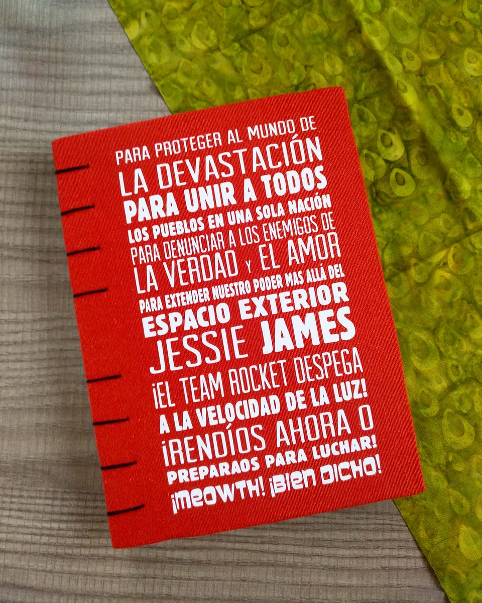 Multi_Phobic's tweet photo. Nuestra libreta del Team Rocket ❤️ Estamos pensando en hacer más libretas de este estilo, que os gustaría ver? Quizás algo de Inuyasha o Naruto? Estamos algo nostálgicas 😆💕
-
#teamrocket #pokemon #notebook #bookbinding #handmade #hechoamano #fanmade https://t.co/HTn3WCCyTp