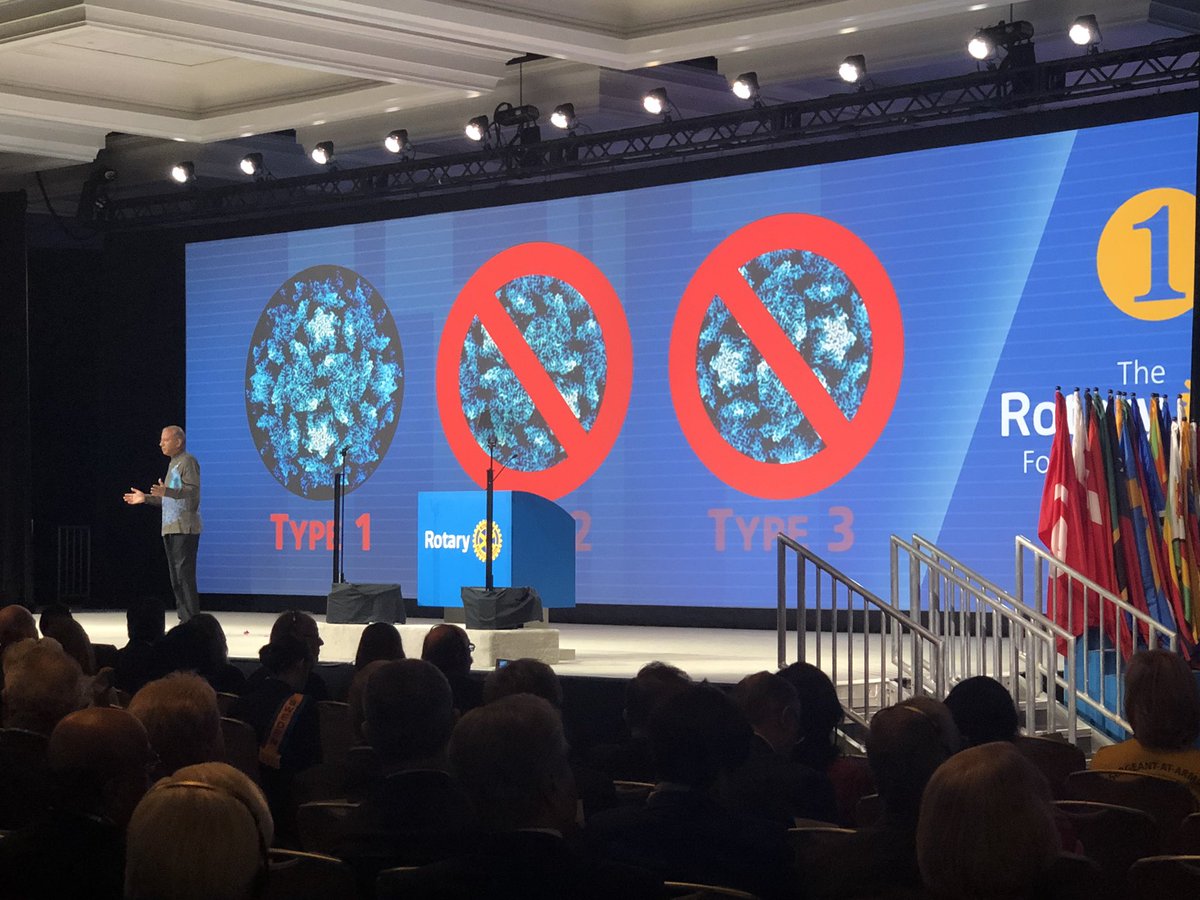 “Type 2 and 3 polio have been eradicated. Leaving only type 1. Remember that 18 million people are walking today because of the global effort to #endpolio.” - K.R. Ravindran
