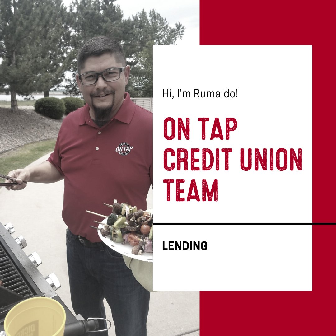 OnTapCU's tweet photo. Meet Rumaldo. He is on our Lending Team. You may not see him in branch often, but he is working hard behind the scenes to make sure your loan process is a smooth transition! #peoplehelpingpeople #ontapcu #meettheteam https://t.co/GR1l0l8ljW
