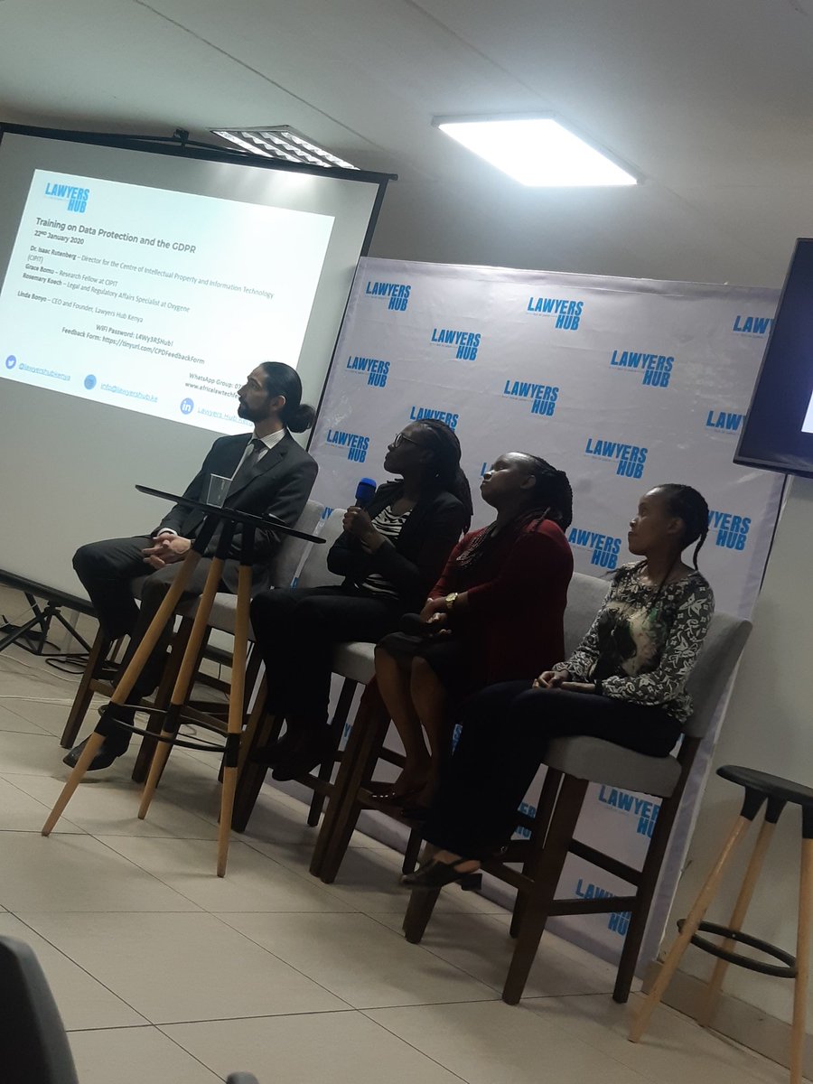 Attending a lecture on the Data Protection Act 2019 vis à vis the GDPR.  #dataprotection #dataprivacy #lawyershub