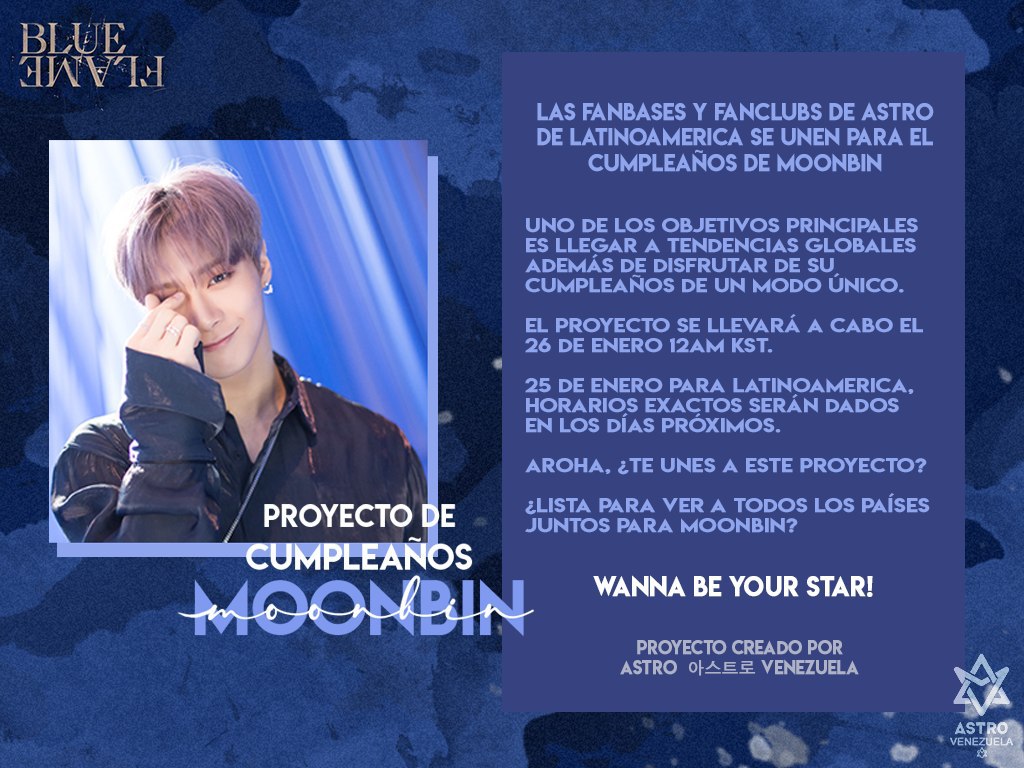 Astro_RepDom's tweet photo. ¡Aroha, participemos en este evento por el cumpleaños de nuestro MoonBin! 

Recuerden dejar nuestra bandera en sus publicaciones y usar los hashtags:
#LATAMLovesMoonBin #라틴_아메리카는_문빈을_사랑한다 #LATAM는_문빈을_사랑한다 💙

Proyecto creado por @offclASTROV https://t.co/PZeGf18pLV