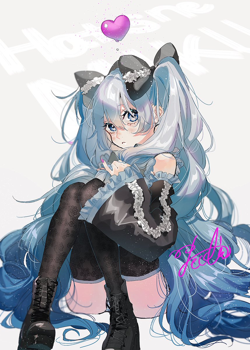 初音ミク 「もっふもふみく 」|ぺっちーのイラスト