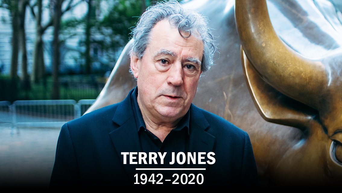 RottenTomatoes's tweet photo. Rest in peace to Monty Python's Terry Jones, thanks for the laughs. https://t.co/wka1q5JGbF