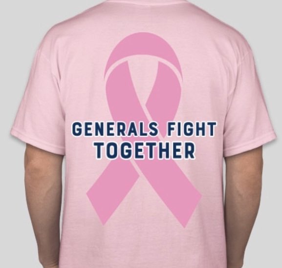 Generals (@wlhsathletics) on Twitter photo FUNDRAISER for <a href="/SusanGKomen/">Susan G. Komen</a> to raise awareness about breast cancer.
<a href="/GeneralsBrigade/">Generals Brigade</a> is selling T-shirts during lunch for $15 (or 2 for $25).
💯 $ raised goes to charity!
Wearing them when <a href="/WLBoysBasketba1/">W-L Boys Basketball</a> plays
<a href="/YHSBoysHoops/">Yorktown Boys Basketball</a> at home next Thurs., Jan. 30 at 7:30PM. #GoGenerals FUNDRAISER for <a href="/SusanGKomen/">Susan G. Komen</a> to raise awareness about breast cancer.
<a href="/GeneralsBrigade/">Generals Brigade</a> is selling T-shirts during lunch for $15 (or 2 for $25).
💯 $ raised goes to charity!
Wearing them when <a href="/WLBoysBasketba1/">W-L Boys Basketball</a> plays
<a href="/YHSBoysHoops/">Yorktown Boys Basketball</a> at home next Thurs., Jan. 30 at 7:30PM. #GoGenerals