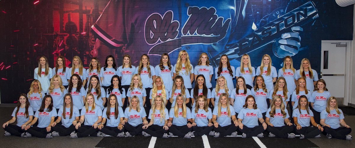 OleMissPix's tweet photo. Say hi to your 2020 ⁦@omdiamondgirls⁩! They take the field in 16 days!! https://t.co/rQABSxrUs3