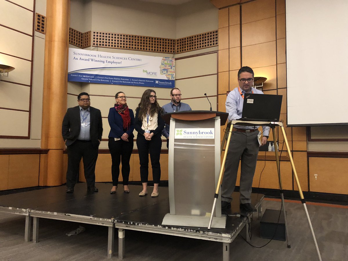 Brian_M_Wong's tweet photo. Up first is @neuroccm (former @CQuIPS grad) @CatConvery and team — last year’s inaugural #QualityQuest winners — sharing their progress reducing door-to-needle time for acute stroke patients at @Sunnybrook https://t.co/ThaAzaqXOT