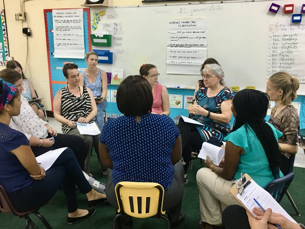 paulabaxter67's tweet photo. Teachers @TASOKinshasa followed the fishbowl #SocraticSeminar structure, but found timing tight & first time engaging with this structure their focus was compromised by the constraints of time & record keeping. #needmorepractise! @lesleerupp @bartletth77 @tasok3rd @araalihma https://t.co/So3xmDwv5l