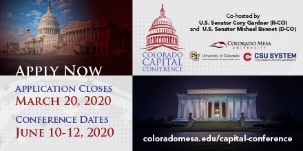 Registration is now open for the 2020 conference. Apply Now! #colocapconf2020
coloradomesa.edu/capital-confer…
