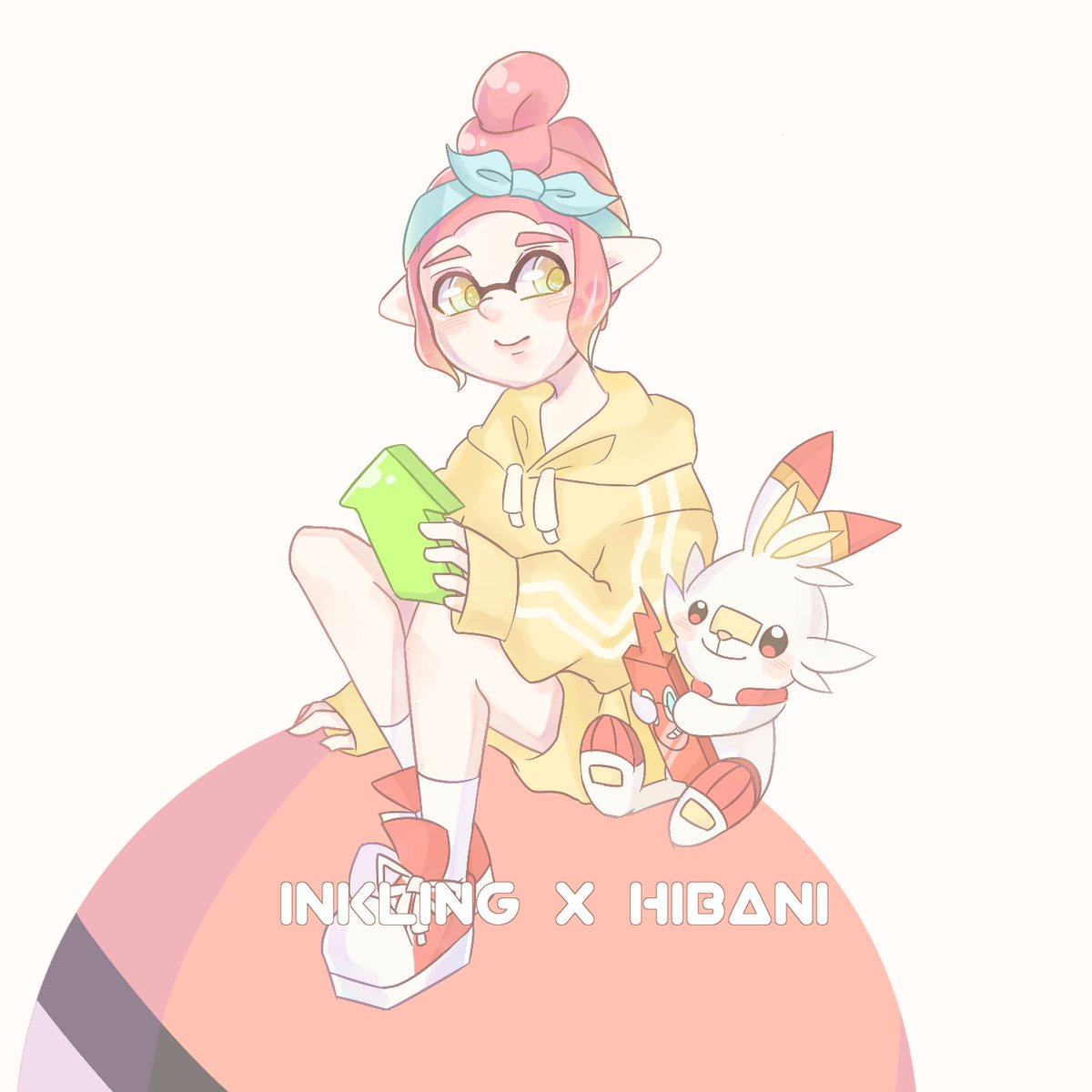 uzu_cho's tweet photo. スマホ📱
#スプラトゥーン #splatoon2 #Pokemon #ポケモン剣盾 #ヒバニー https://t.co/gSDMEYPTKw