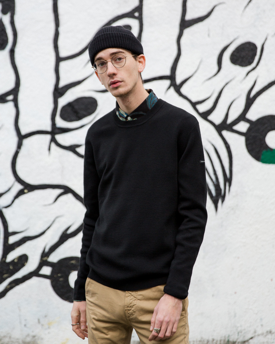 All men's Tiger of Sweden is 30% off, including the Harvik Knit in Black. Shop the Winter Sale in-stores &amp; online now | stilllifeboutique.com