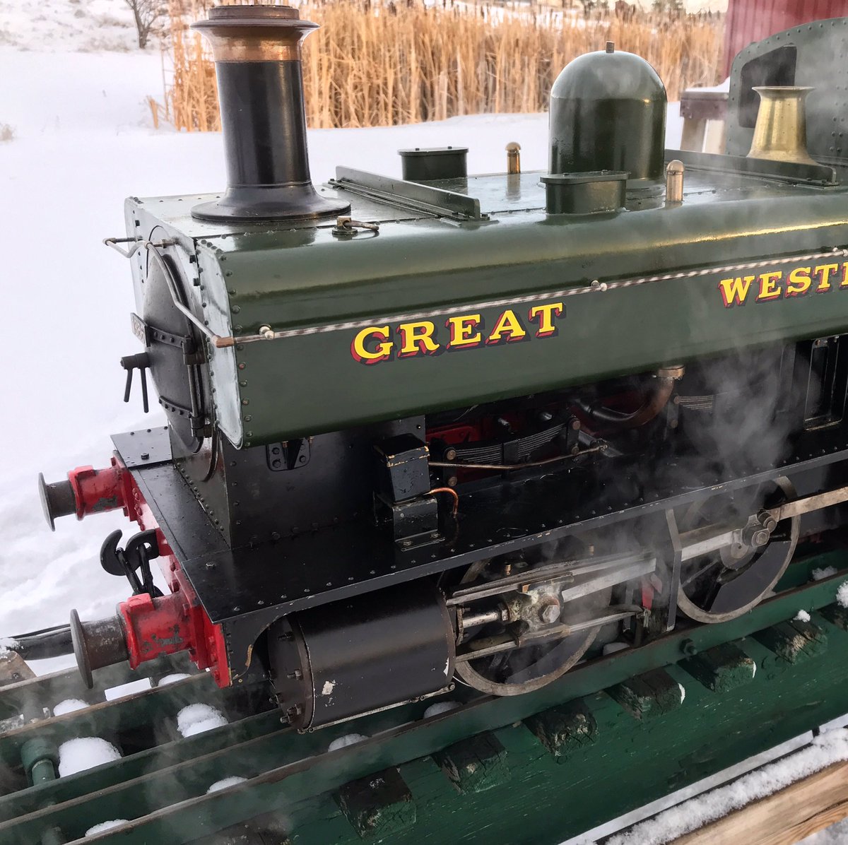 Enjoying the warmer weather? We are! This past Sunday pur raised track team had the 0-6-0 out for a test run!
