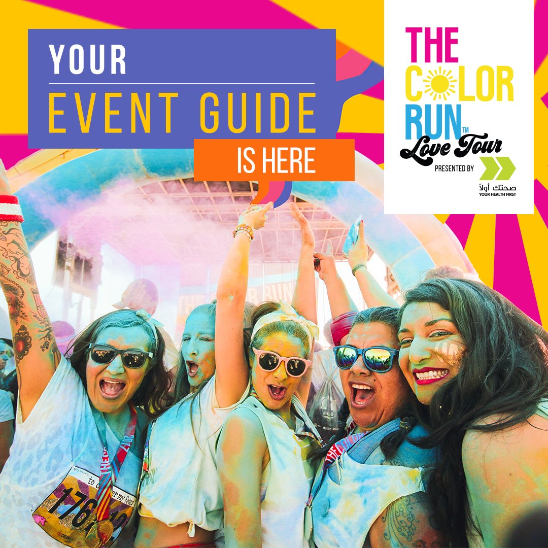 TheColorRunQA's tweet image. To make sure you have the best time possible, please check out your awesome Event Guide! 

It’s filled with all the information you need to know about collecting your Participant Pack and for the big day!

DOWNLOAD: thecolorrun.qa/wp-content/upl…