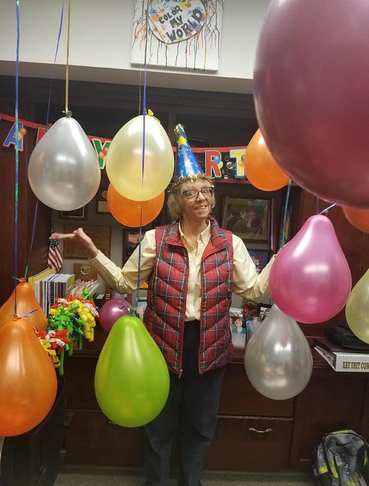 Kansas_KAY's tweet photo. Help us in wishing KAY Director Cheryl Gleason a Happy Birthday! Who else but Cheryl would be excited to spend their birthday at the first #KAYUnitConference? Cheryl, thank you for your passion and inspiration and for all you do for the youth of Kansas and the KAY program! https://t.co/ts08FTQiss