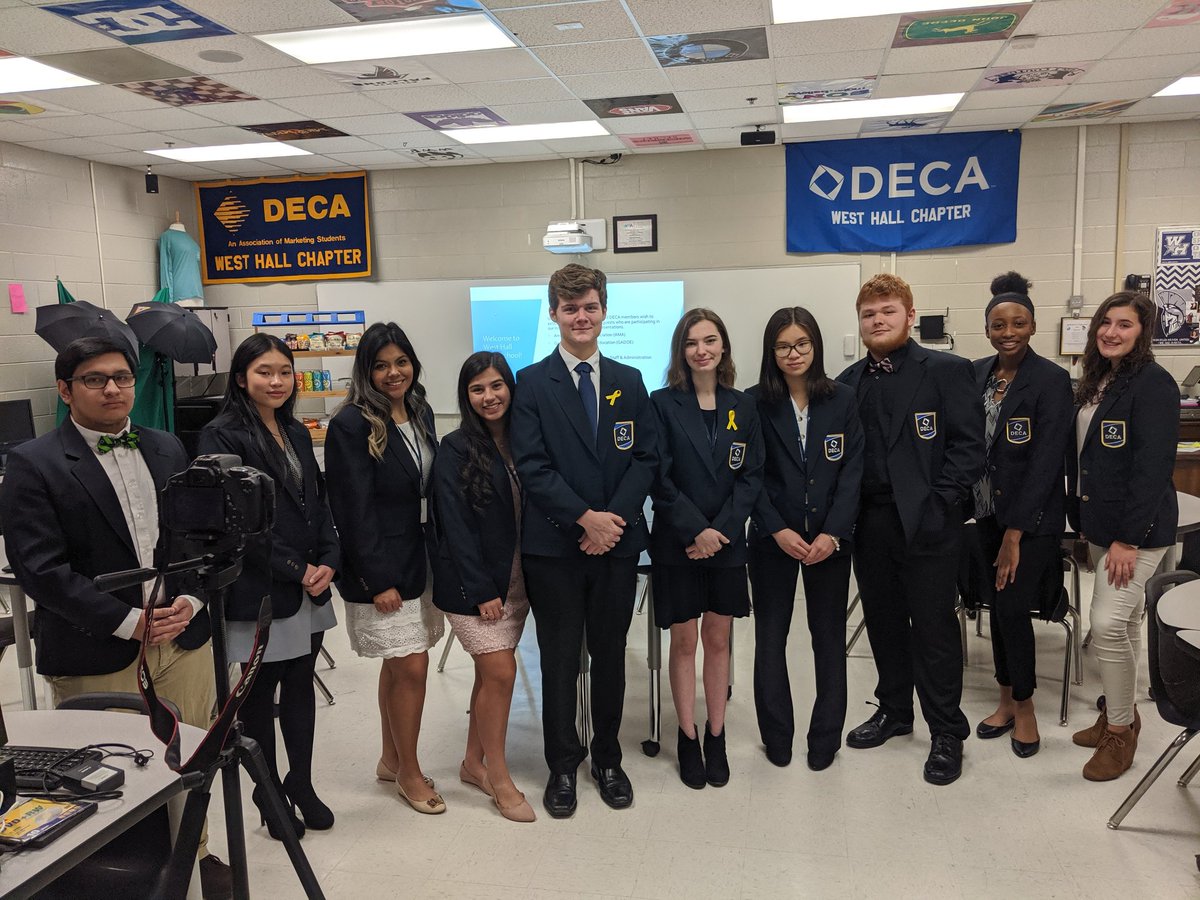 West Hall DECA tweet media