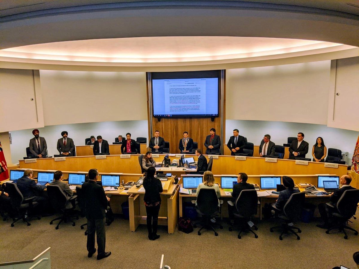 iHarkiratSingh's tweet photo. My motion to declare a healthcare emergency in the City of Brampton was just passed unanimously. 

It's time that Brampton gets its fair share when it comes to adequate healthcare funding. #brampoli https://t.co/CkgNkRJTbH