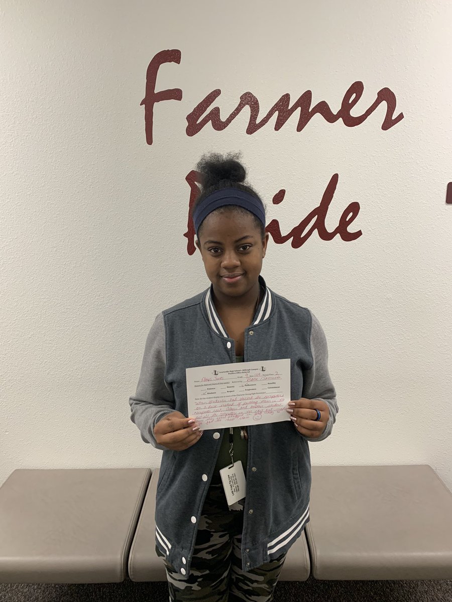 WilsonLashundra's tweet image. Sharing some positivity with you on this gloomy Day! These awesome Farmers received positive office referrals! #TodayatLHSK #POSITIVEreferrals #LISDCulture #FarmerPride