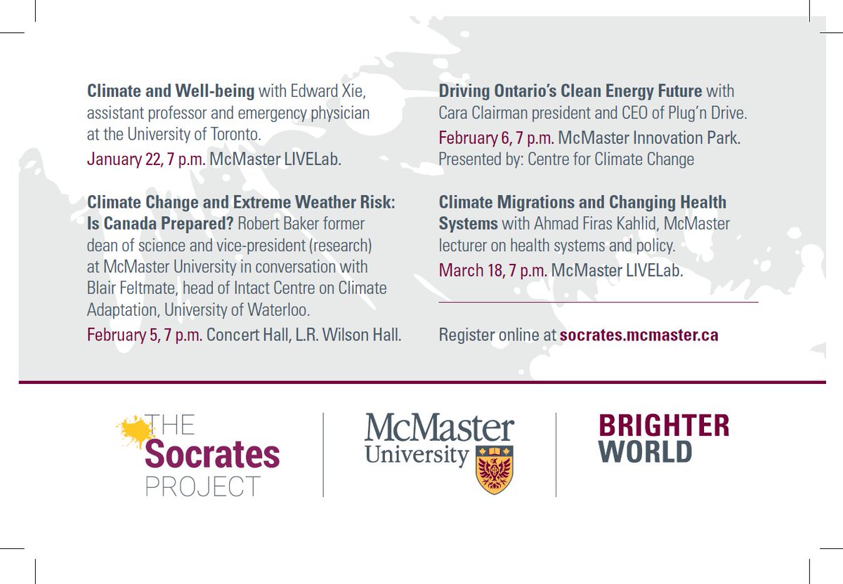 MacEMSD's tweet image. Come out to this amazing four-event series to learn more about the world around us! #cleanenergy #transit
#brighterworld