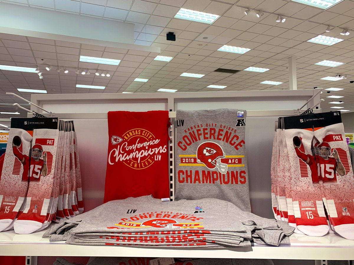 TargetVMAudrey's tweet photo. We are living and breathing all things @Chiefs at 1392! 

Conference champions? ✔️ 

Up next, Super Bowl. See you soon, Miami! https://t.co/nqPxmHW7sL